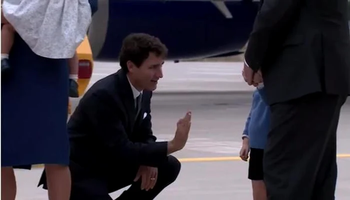 Prințul George nu a fost foarte încântat de vizita în CanadaFoto: Getty