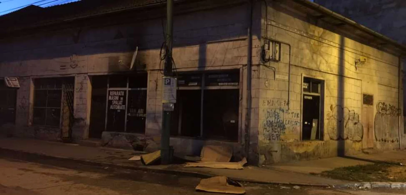 Incendiu în cartierul Traian