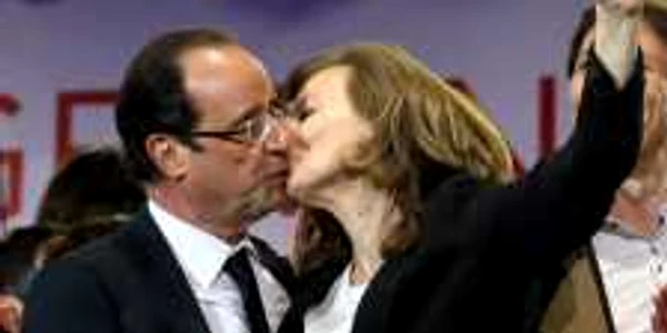Francois Hollande şi Valerie Trierweiler FOTO Getty Images