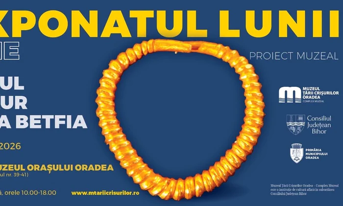 Inelul de aur de la Betfia, exponatul lunii iulie la Muzeul Țării Crișurilor