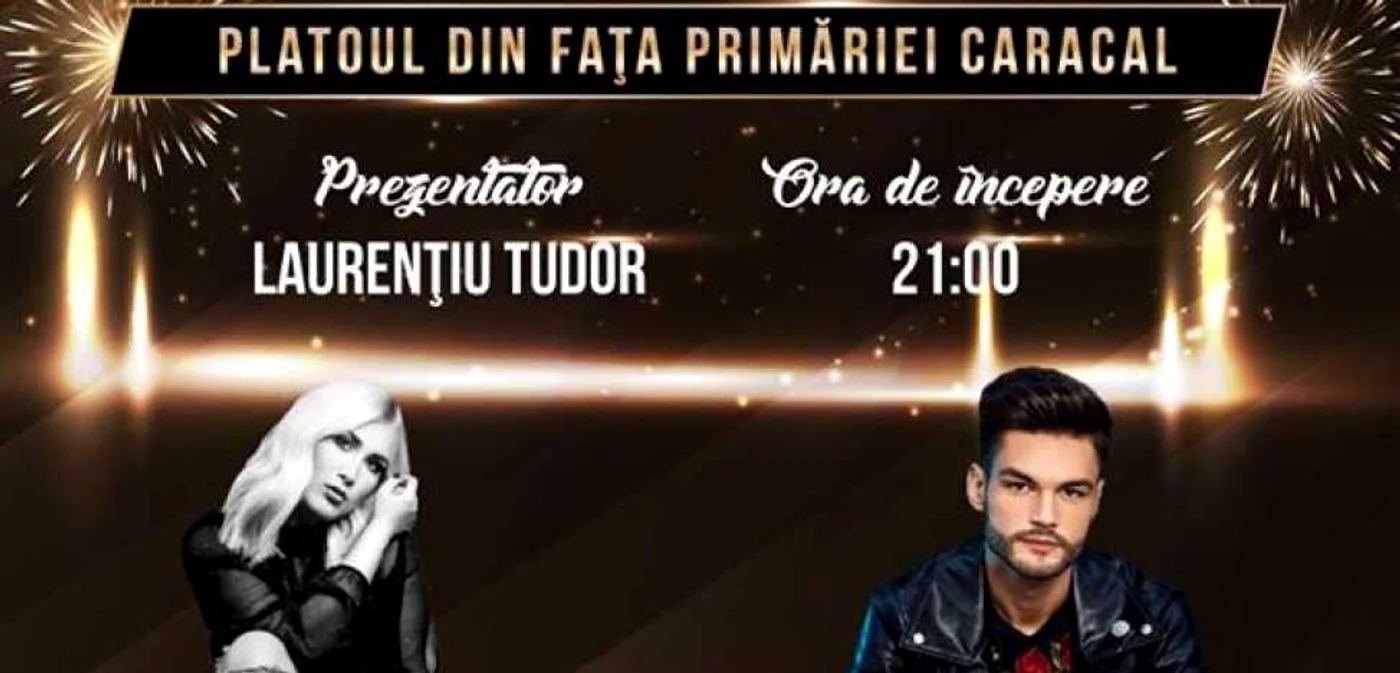 Adda şi Edward Sanda sunt invitaţii de seamă în spectacolul din faţa Primăriei Caracal