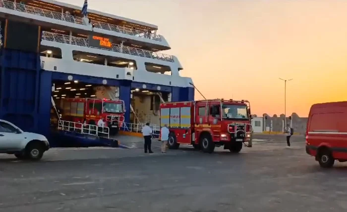 Pompierii români ajută în incendiiile din Grecia. 