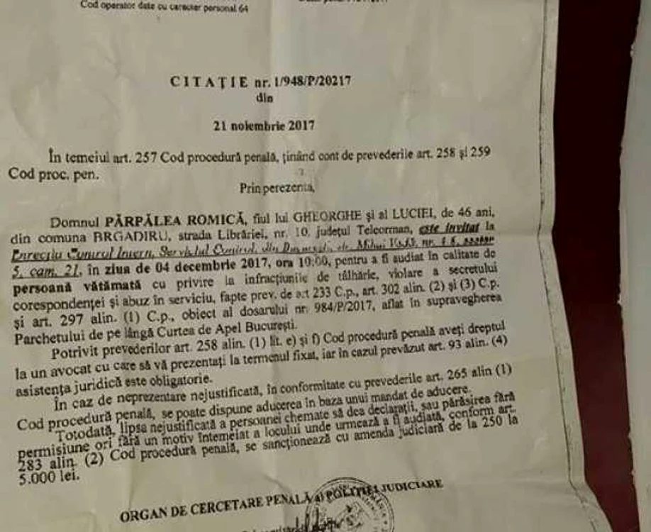 parpalea citatie