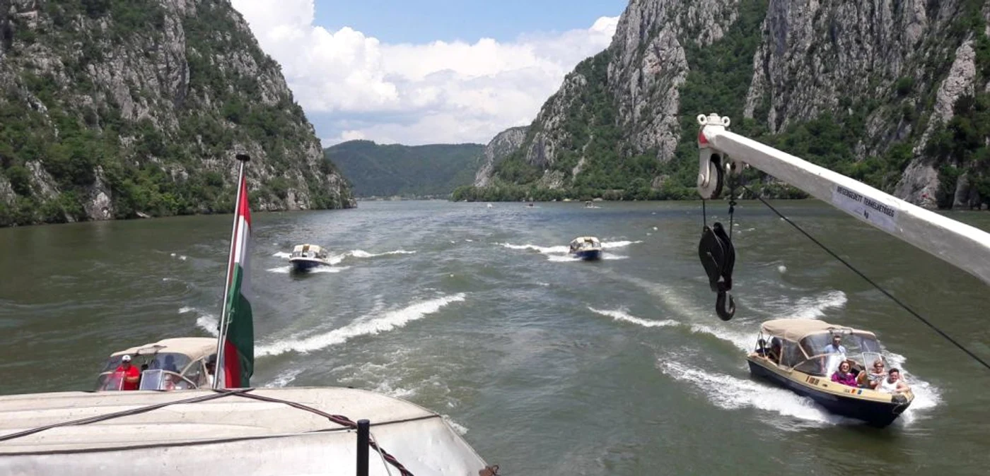 Inaugurare placă în amintirea lui Szechenyi la Cazanele Dunării FOTO Ştefan Both