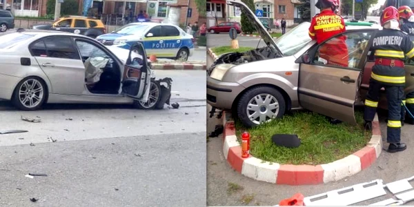 accident foto colaj isu hunedoara
