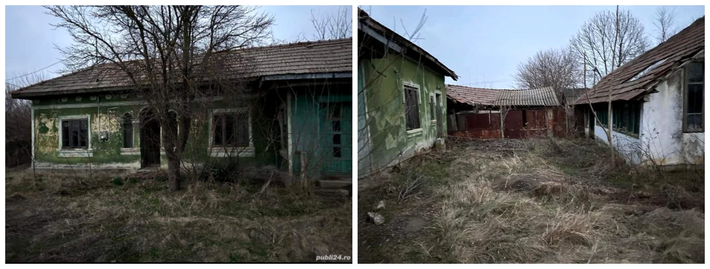 Casa care se vinde cu 250.000 de euro / Foto Publi24. Colaj Click