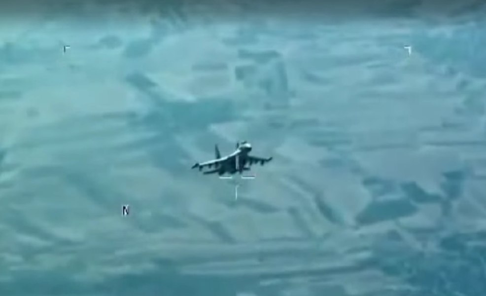 Jocuri periculoase. Aviația rusă recidivează și hărțuiește o dronă americană în misiune VIDEO