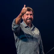Chuck Norris la un eveniment în 2018 FOTO EPA-EFE