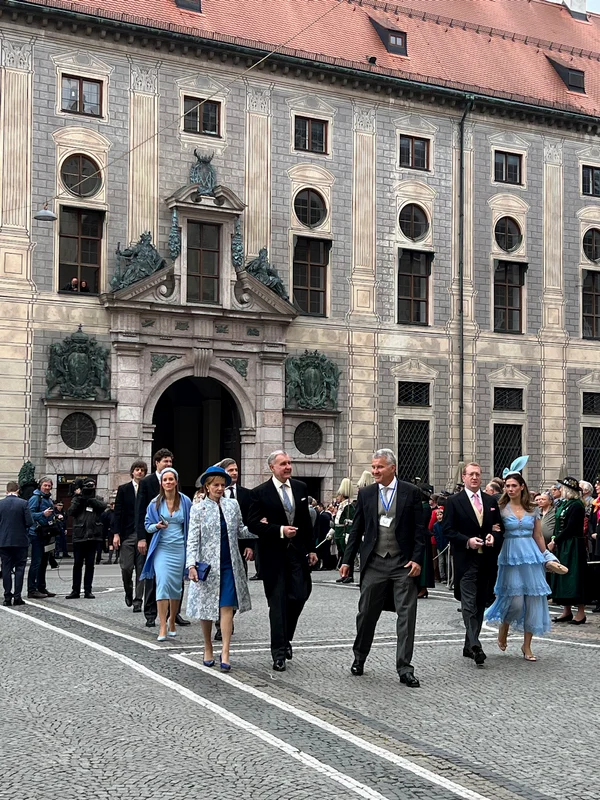 Majestatea Sa Margareta și Principele Radu, la nunta din Bavaria