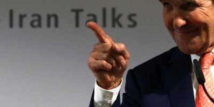 John Kerry, Secretarul american de Stat, la reuniunea din Geneva. FOTO: Reuters