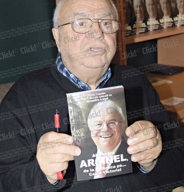 
    Maestrul şi-a lansat  joi cartea biografică “Arşinel, de la Dolhasca  pe… Calea Victoriei”  