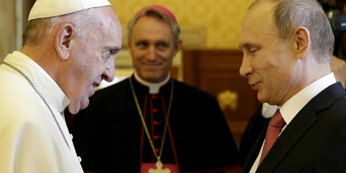 papa si putin la vatican 2015 EPA