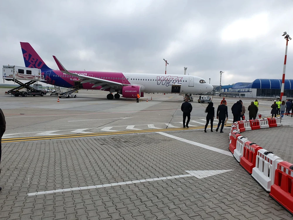 Noul avion Airbus A321neo al Wizz Air