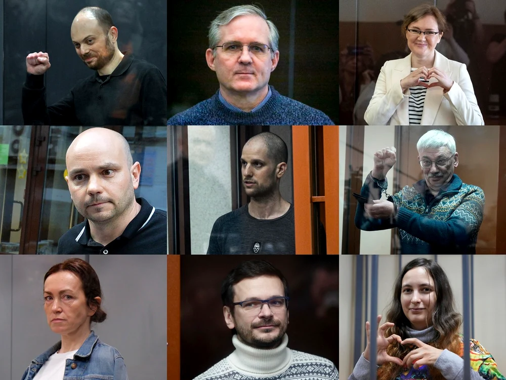 Prizonierii eliberați în urma schimbului între SUA și Rusia FOTO PROFIMEDIA