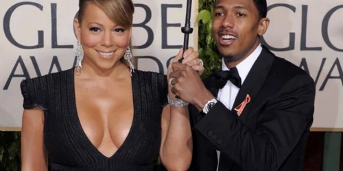 Mariah Carei şi soţul ei, rapperul Nick Cannon 