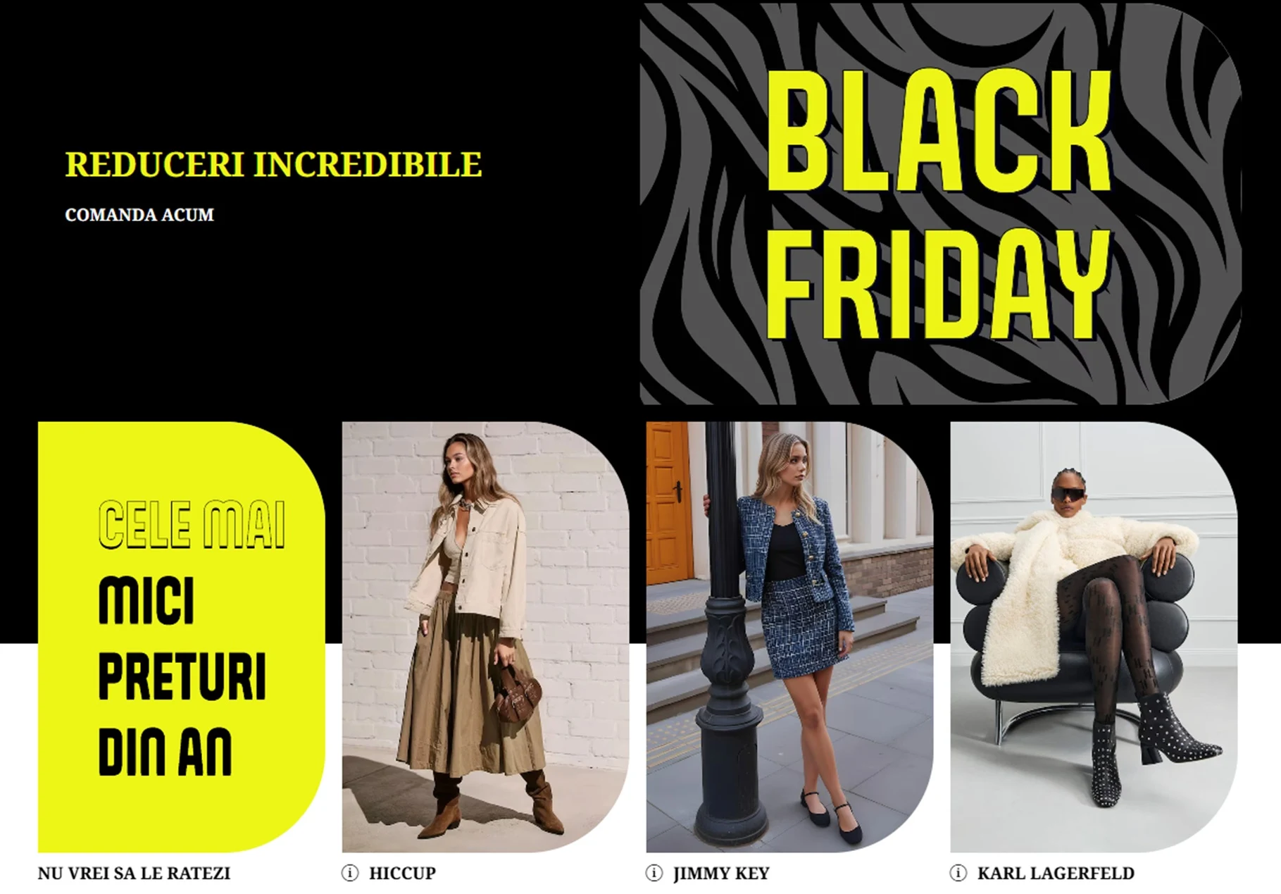 Fashion Days Black Friday 2025 – ultimele ore de reduceri de până la 90%. Transformă-ți outfitul în cel mai spectaculos mod, cu opere de artă