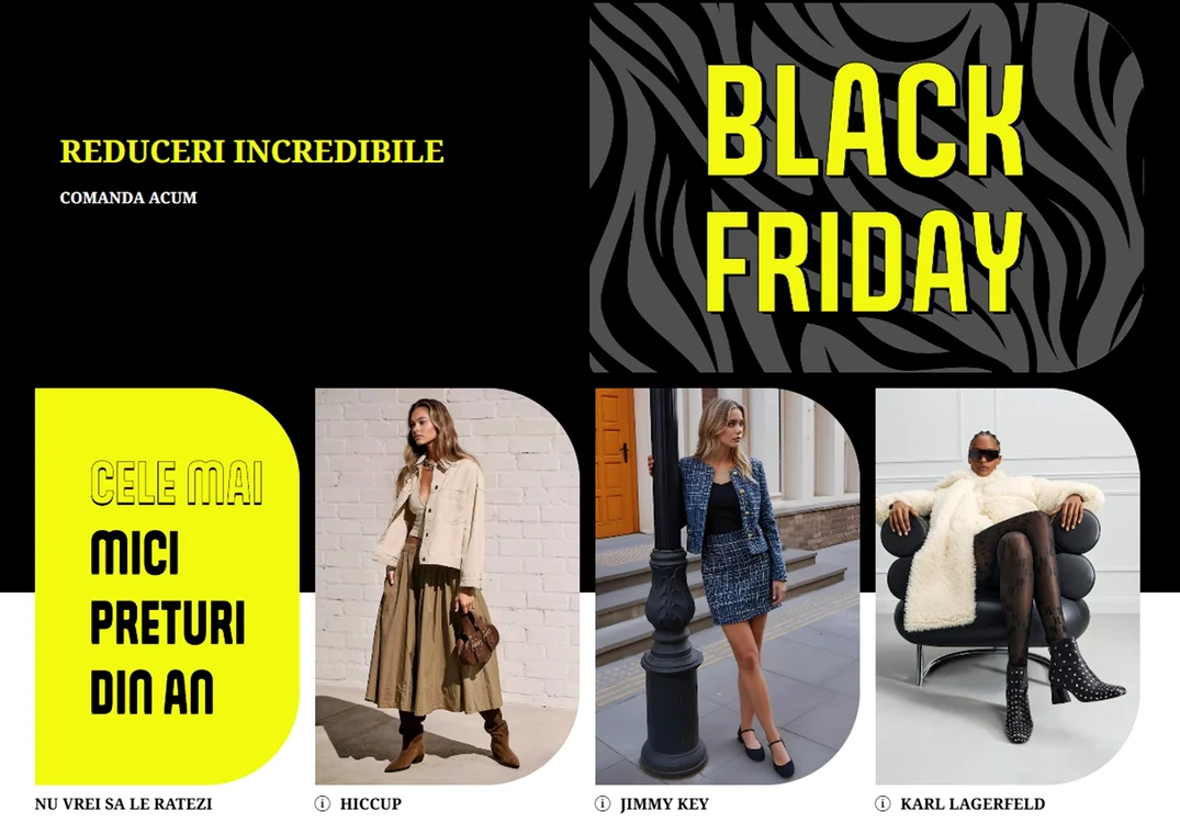 Black Friday la Fashion Days a venit în 2025 cu reduceri de până la 90% Foto Fashion Days