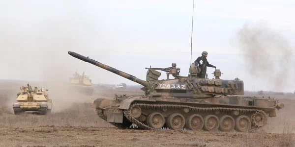 Exerciții militare în poligonul Smârdan cu tancuri Foto Eugen Mihai (134) JPG
