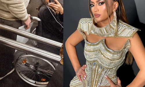 Bella Santiago, in scaun cu rotile, foto Instagram  jpg