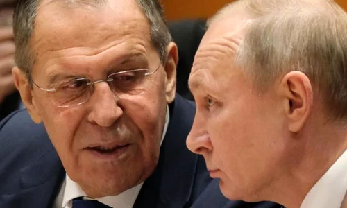 Lavrov, neimpresionat de ameninţarea Occidentului cu sancţiuni după recunoaşterea regiunilor ucrainene separatiste jpeg