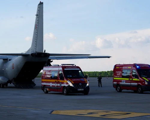 Militarii răniți în urma exploziei de la Botoșani, transferați în Belgia FOTO: ISU 
