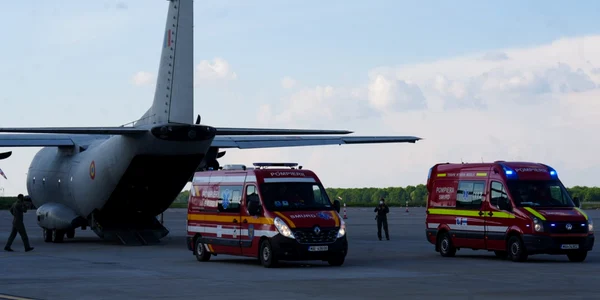 Militarii răniți în urma exploziei de la Botoșani, transferați în Belgia FOTO: ISU 