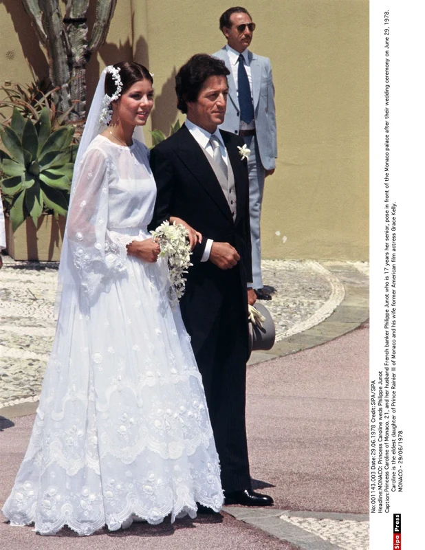 Caroline de Monaco și primul ei soț, Philippe Junot foto profimedia