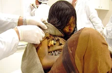 Mumia „Fecioarei din Llullaillaco” (© Flickr / Pedro Groover)