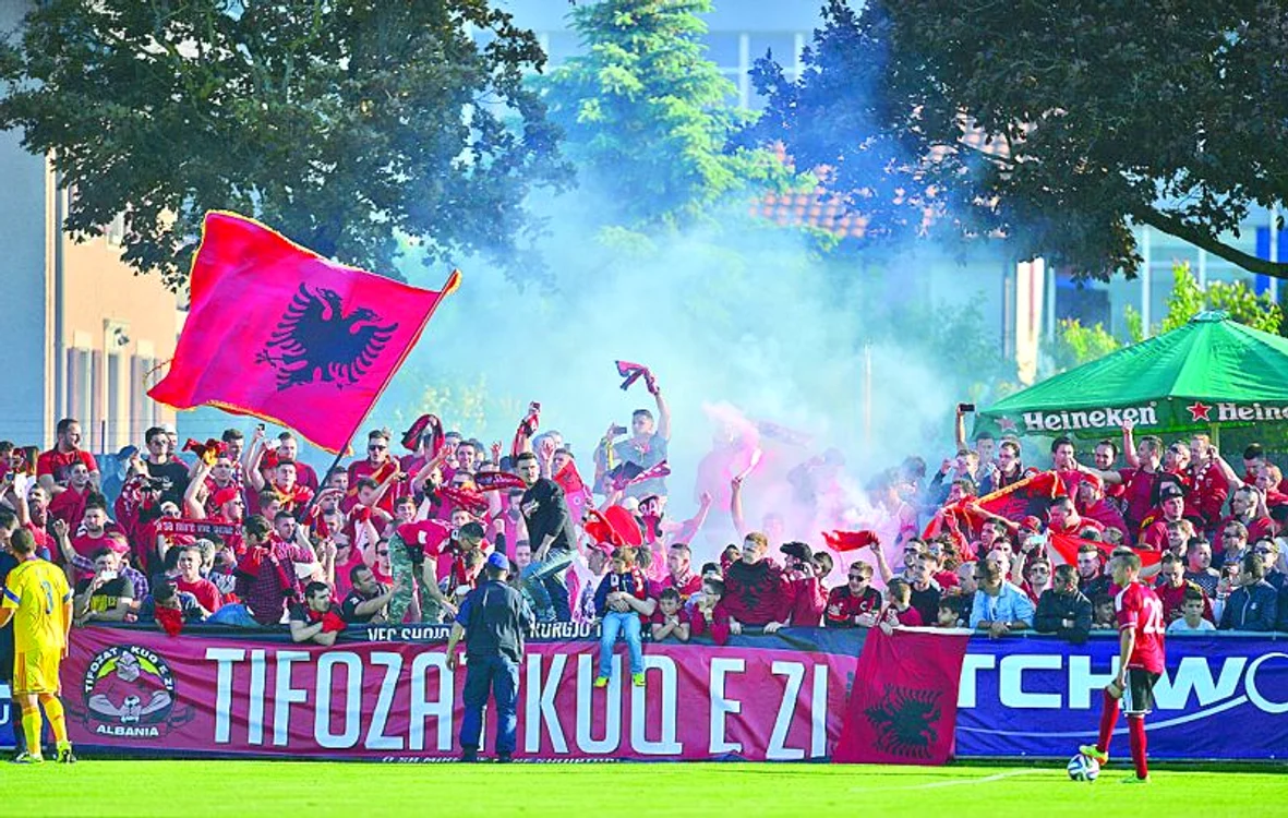 Ciprian Marica s-a zbătut mult contra Albaniei, dar n-a avut realizări notabile (fotografii: Mediafax)