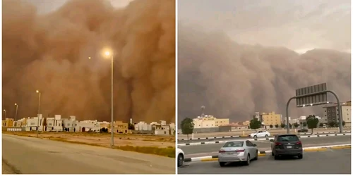 furtuna de nisip arabia saudita foto x