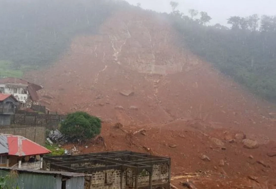 Alunecare de teren în Sierra Leone FOTO BBC