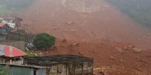 Alunecare de teren in Sierra Leone FOTO BBC