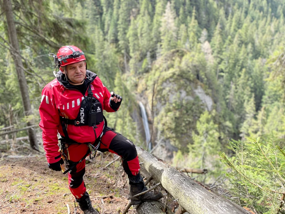 Raul Papalicef, şeful Salvamont Neamţ FOTO Facebook