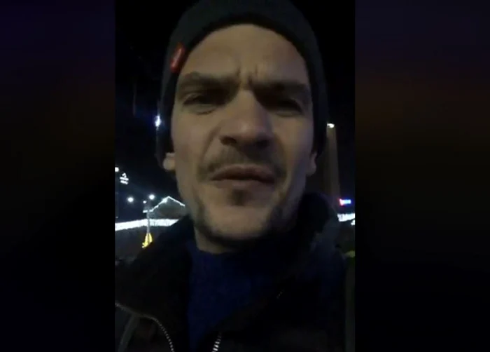 Tudor Chirilă este unul dintre participanţii constanţi de la protestele anti-guvernamentale FOTO Captură video Facebook Tudor Chirilă