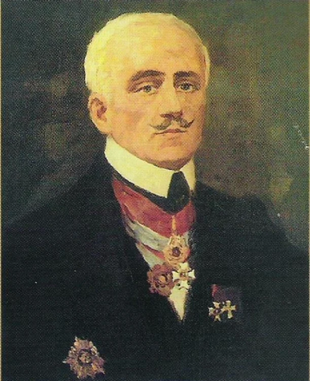 Evanghelie Zappa şi reşedinţa lui de la Broşteni, Ialomiţa jpeg