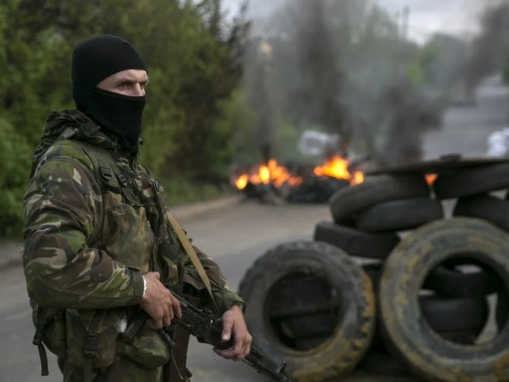 Separatişti din Donbas FOTO EPA-EFE