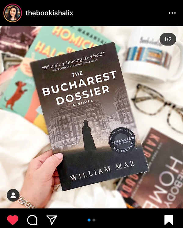 Coperta ediției americane a cărții ”The Bucharest Dossier” FOTO William Maz