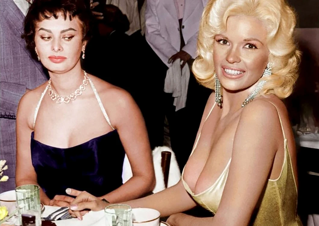 Sophia Loren și Jayne Mansfield