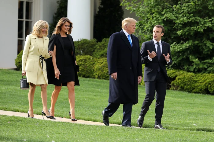 President And Mrs  Trump Welcome French President Macron To White House jpeg