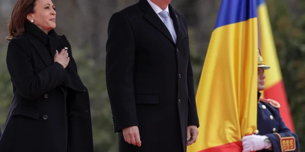 Vicepresedinte Statele Unite ale Americii Kamala Harris Klaus Iohannis Cotroceni 11 martie 2022 FOTO Inquam Photos / Octav Ganea