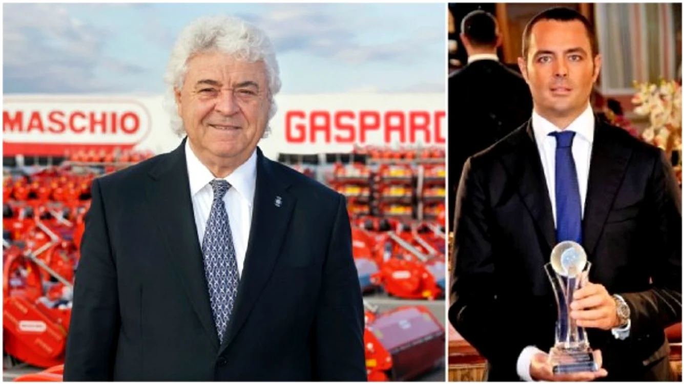 Mirco Maschio și fratele său, Andrea, sunt singurii moștenitori ai averii lăsate de Egidio.