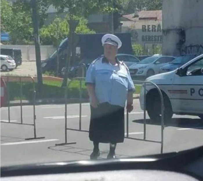 Doamna Geta a avut parte de o surpriză de neuitatFoto: MAI