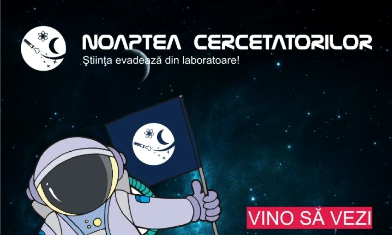 Secţiune din afişul pregătit pentru "Noaptea cercetătorilor" FOTO: Adevărul