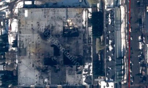 Imagini din satelit la fabrica de componente pentru rachete din Briansk FOTO Captură  X jpg