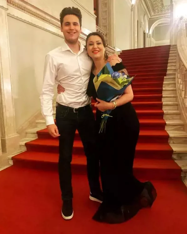 Daniela Nane și fiul său, Codrin.