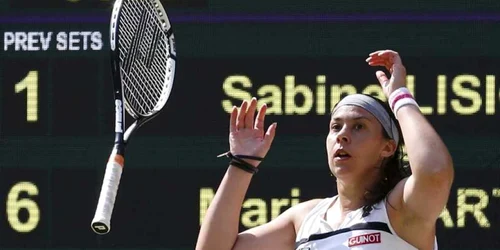 marion bartoli reactioneaza dupa victoria impotriva Sabine Lisicki foto reuters