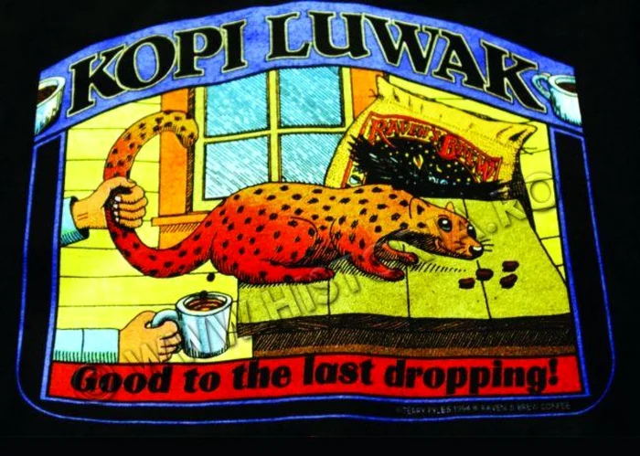 Cafeaua indoneziană kopi luwak este obţinută din colectarea excrementelor unui animal sălbatic