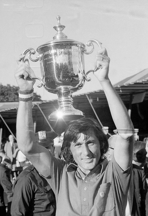 ”Nasty”, primul român care a ridicat trofeul US Open deasupra capului. Foto GettyImages
