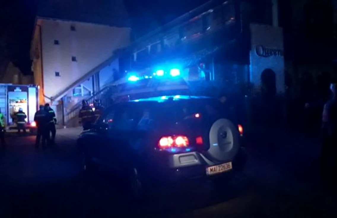 Imagini de la incendiul de la restuarantul Queen din RâmnicuVâlcea Foto Adevărul
