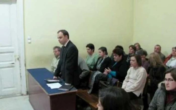 Locatarii E 24, la procesul de la Oradea (FOTO Arhivă)